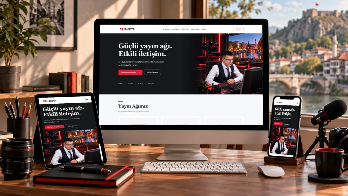 Medya çalışma alanı — temsili görsel